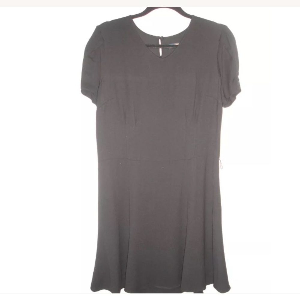 POLO RALPH LAUREN Black Short Sleeves Dress US 12